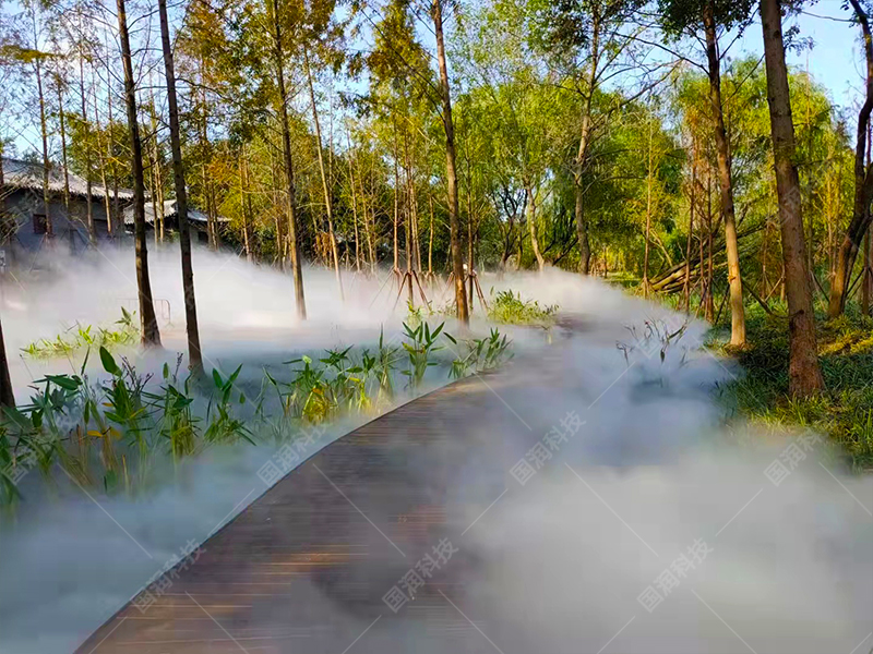 江苏扬州湿地公园【雾森景观系统】上线了